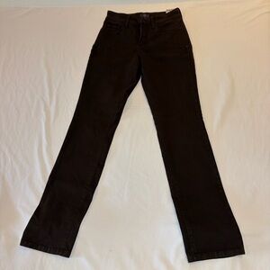 NYDJ Women's Straight Leg Coffee Brown Jeans (Fits Like 26)